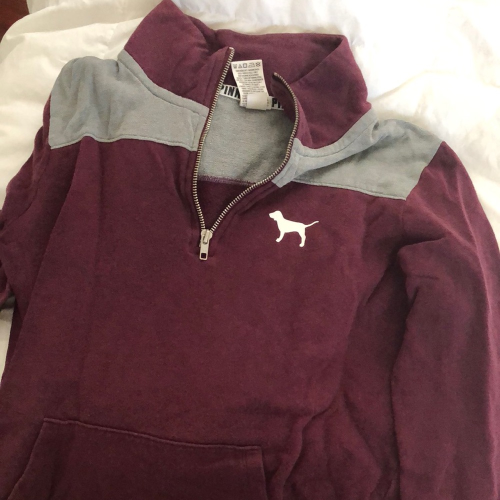VS Pink Quarter Zip